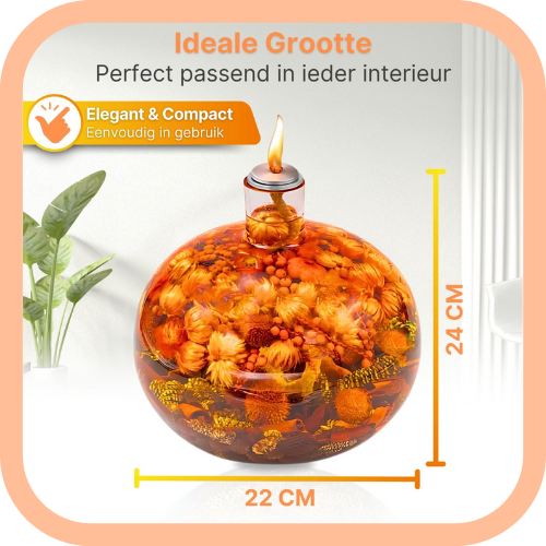 Olielamp Groot Multi-coulour