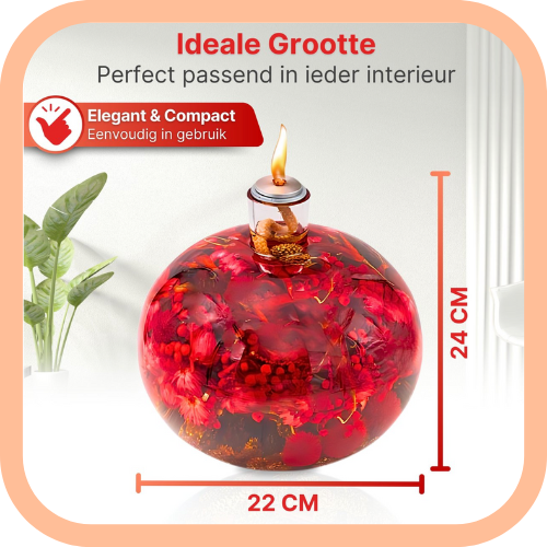 Olielamp Groot Multi-coulour