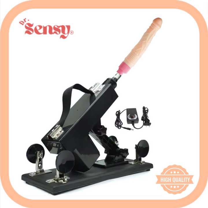 Dr. Sensy Single Seks Machine - Inclusief Dildo