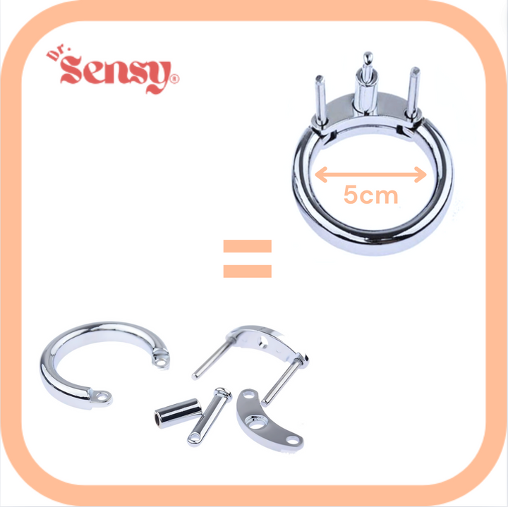 Dr. Sensy Metalen Chastity Lock Peniskooi Nmr. 1