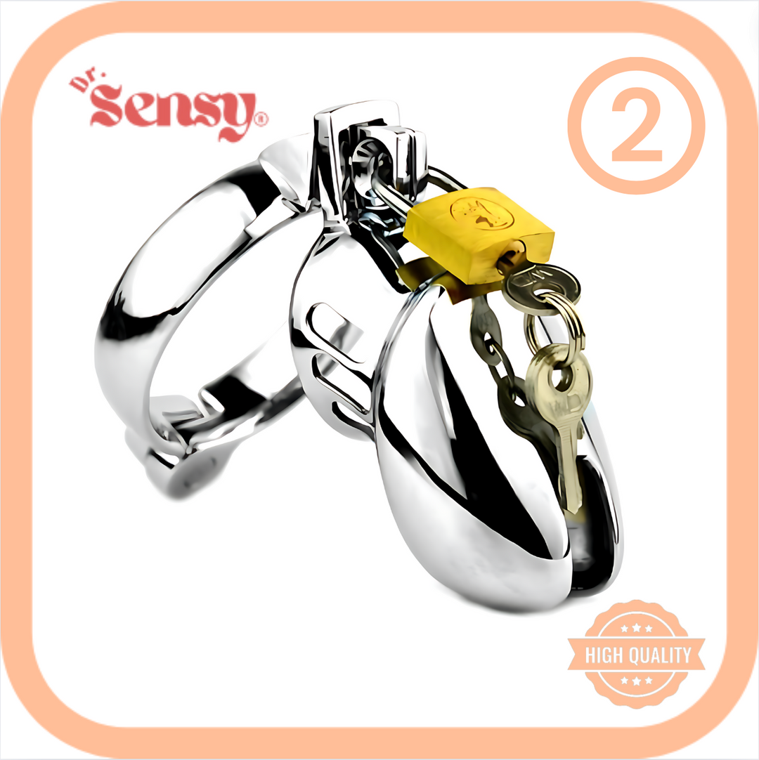 Dr. Sensy Metalen Chastity Lock Peniskooi Nmr. 2