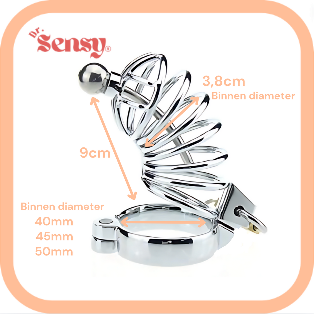 Dr. Sensy Metalen Chastity Lock Peniskooi Nmr. 3