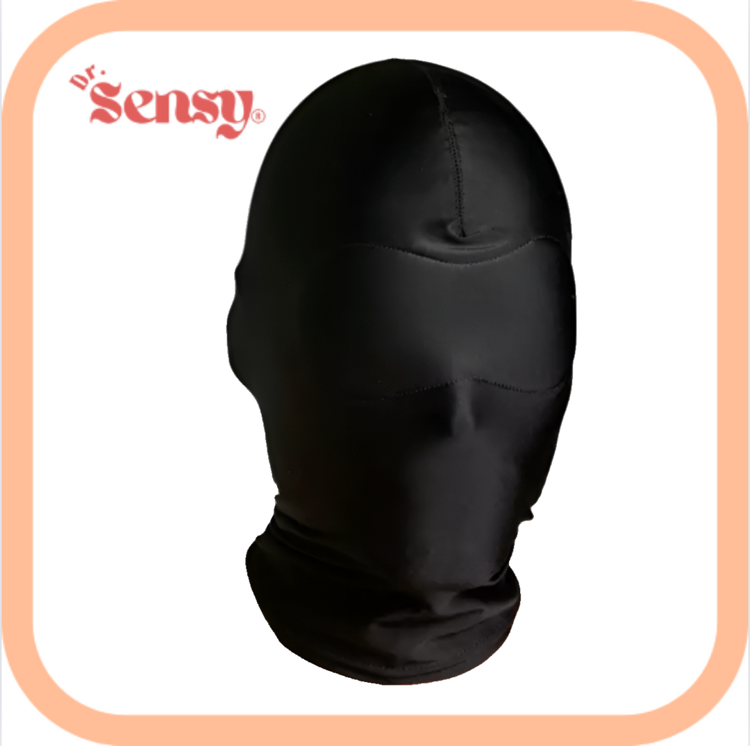 Dr. Sensy BDSM Masker Volledig Bedekt - Zwart - One Size