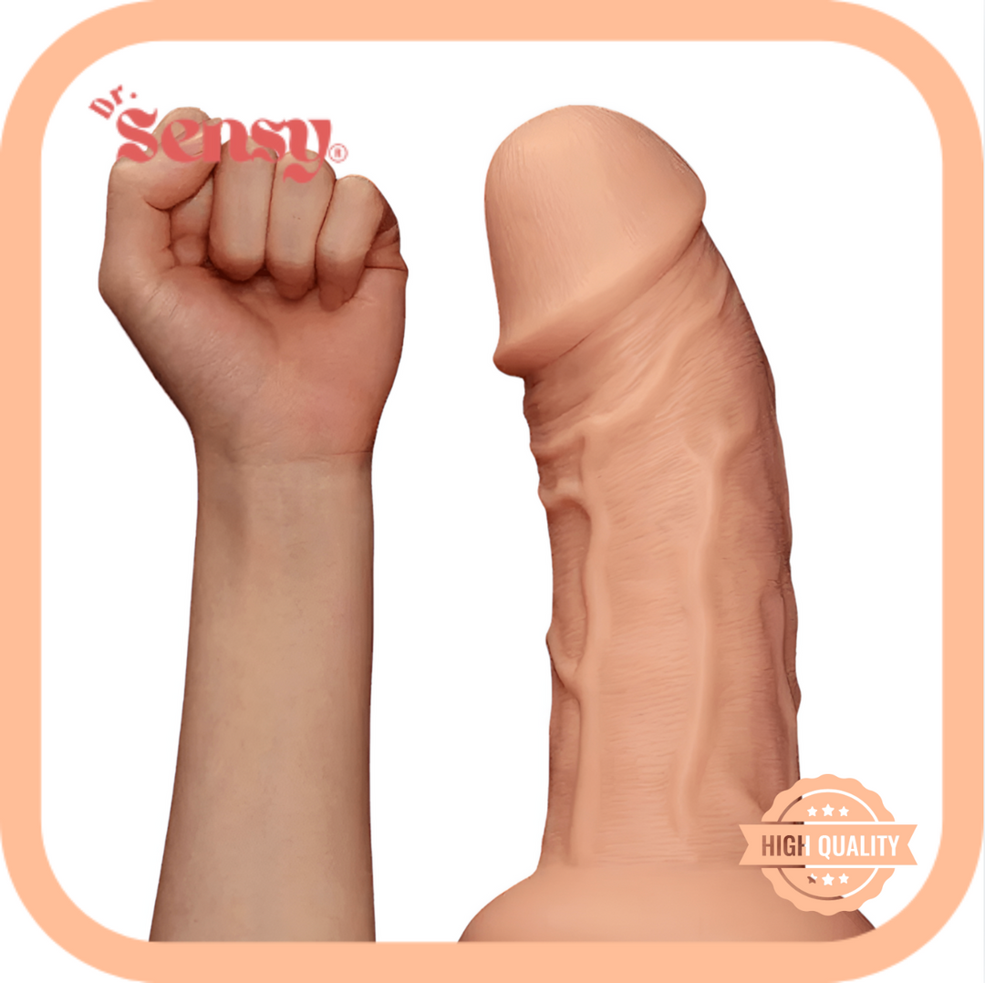 Dr. Sensy Realistische Beige XL Dildo - 24cm