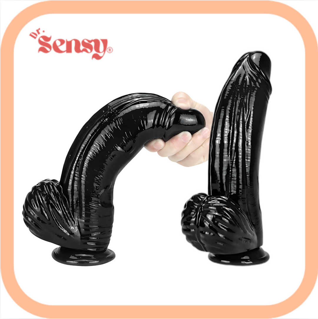 Dr. Sensy XXL MEGA Dikke Dildo -  26,5cm -Zwart