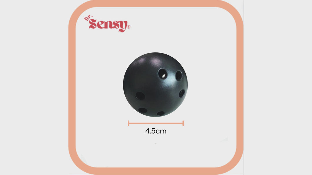 Dr. Sensy BDSM Gag Ball + Handboeien Set - Zwart